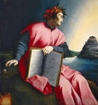 Allegorical Portrait of Dante by Florentine School